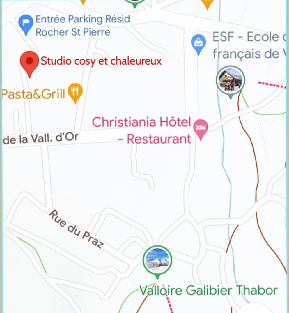 Studio Cosy Et Chaleureux Valloire Bagian luar foto